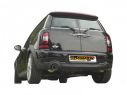 RAGAZZON DOUBLE STAINLESS STEEL REAR WITH ROUND 90MM SPORT LINE TERMINALS MINI R55 CLUBMAN ONE 1.6 72KW 2010+