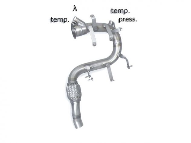 RAGAZZON HOSE REPLACEMENT CATALYST AND PARTICULATE FILTER GR. N INOX MINI R55 CLUBMAN COOPER D 1.6 82KW 2011+