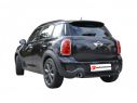 POSTERIORE INOX SDOPPIATO TERMINALI ROTONDI 90MM RAGAZZON MINI R60 COUNTRYMAN ALL4 2.0D COOPER SD 105KW 2011+