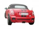 POSTERIORE INOX TERMINALI ROTONDI 2X90MM CARBONIO CON VALVOLA INTEGRATA RAGAZZON MINI R59 ROADSTER JCW 1.6 155KW 2012+