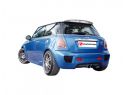 RAGAZZON REAR ROUND TERMINALS 2X90MM CARBON INTEGRATED VALVE MINI R56 COOPER S 1.6 TURBO 128KW 11/2006+