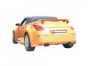 POSTERIORE INOX SDOPPIATO TERMINALI ROTONDI 102MM SPORT LINE RAGAZZON NISSAN 350Z COUPÈ/CABRIO 3.5 V6 206KW/221KW 2003 -12/2006