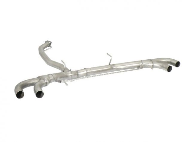 RAGAZZON REAR TUBE GR. N STAINLESS STEEL DOUBLE FOR ORIGINAL TERMINALS NISSAN GT-R 3.8 BI-TURBO 357KW 2009-2011