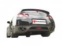 RAGAZZON REAR TUBE GR. N STAINLESS STEEL DOUBLE FOR ORIGINAL TERMINALS NISSAN GT-R 3.8 BI-TURBO 357KW 2009-2011