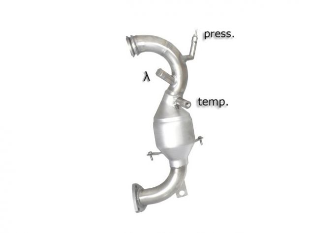 CATALIZZATORE GR. N CON TUBO SOSTITUZIONE FILTRO ANTIPARTICOLATO RAGAZZON OPEL ASTRA J 2.0CDTI 118KW + SPORTS TOURER 2009-2012