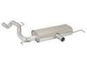 RAGAZZON STAINLESS STEEL REAR WITH ROUND CENTRAL TERMINAL 60MM OPEL CORSA D 1.6 TURBO OPC 141KW FG11 09/2006+