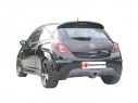 POSTERIORE INOX CON TERMINALE CENTRALE ROTONDO 60MM RAGAZZON OPEL CORSA D 1.6 TURBO OPC 141KW FT11 2010+