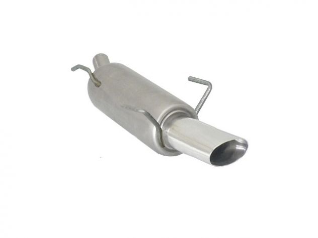 RAGAZZON STAINLESS STEEL REAR WITH OVAL TERMINAL 110X65MM SPORT LINE OPEL TIGRA 1.4 16V 09/2004+