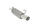 RAGAZZON STAINLESS STEEL REAR WITH ROUND TERMINAL 90MM SPORT LINE OPEL CORSA C 1.3 I CDTI 51KW 06/2003-08/2006