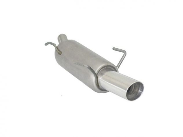 RAGAZZON STAINLESS STEEL REAR WITH ROUND TERMINAL 90MM SPORT LINE OPEL TIGRA 1.4 16V 09/2004+