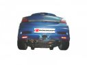 RAGAZZON STAINLESS STEEL REAR WITH OVAL CENTRAL TERMINAL 128X80MM SPORT LINE OPEL ASTRA H GTC OPC 2.0 16V 177KW 2006+