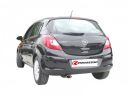 RAGAZZON STAINLESS STEEL REAR WITH OVAL TERMINAL 110X65MM SPORT LINE OPEL CORSA D 1.3CDTI 55KW 09/2006+