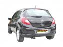 POSTERIORE INOX CON TERMINALE OVALE 110X65MM SPORT LINE RAGAZZON OPEL CORSA D 1.3CDTI 66KW 09/2006-06/2010