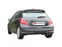 RAGAZZON DOUBLE STAINLESS STEEL REAR WITH 115X70MM OVAL TERMINALS PEUGEOT 207 1.6 16V THP 110KW 05/2006+