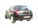 POSTERIORE INOX CON TERMINALE OVALE 110X65MM SPORT LINE RAGAZZON PEUGEOT 308 1.6 HDI 80KW 09/2007-2011