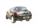 RAGAZZON STAINLESS STEEL REAR WITH OVAL TERMINAL 110X65MM SPORT LINE PEUGEOT 308 1.6 HDI 66KW 09/2007-2011