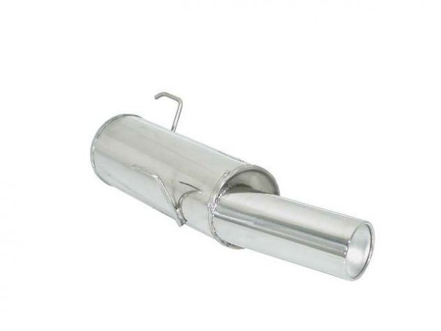 RAGAZZON STAINLESS STEEL REAR WITH ROUND TERMINAL 102MM PEUGEOT 206 1.1 40/44KW - 1.4 55KW 2000+