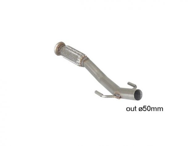 RAGAZZON FRONT HOSE WITH STAINLESS STEEL FLEXIBLE PEUGEOT 207 1.6 16V THP 110KW 05/2006+