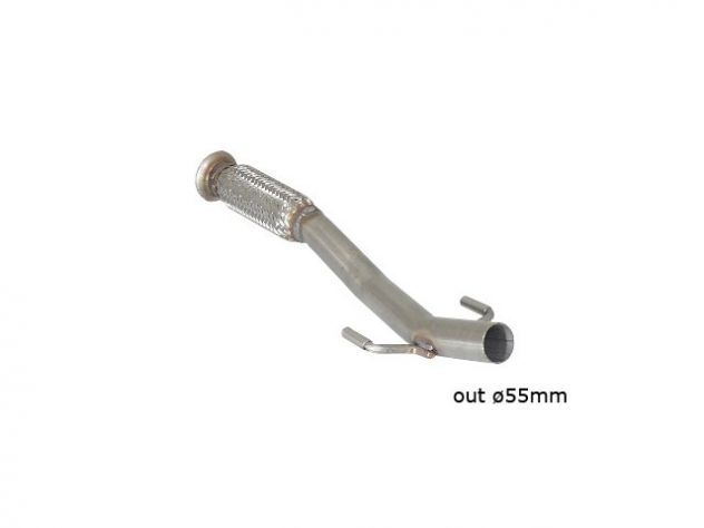 RAGAZZON FRONT HOSE WITH STAINLESS STEEL FLEXIBLE PEUGEOT 207 1.6 16V THP GTI 128KW 2007+