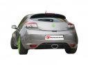 RAGAZZON STAINLESS STEEL REAR WITH ROUND CENTRAL TERMINAL 70MM RENAULT MÉGANE MK3 COUPÈ 2.0RS 184/195KW 2009+