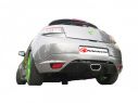 RAGAZZON STAINLESS STEEL REAR WITH ROUND CENTRAL TERMINAL 70MM RENAULT MÉGANE MK3 COUPÈ 2.0RS 184/195KW 2009+