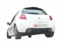 POSTERIORE INOX SDOPPIATO TERMINALI ROTONDI 54MM RAGAZZON RENAULT CLIO III 2.0 16V RS 147KW 2010+