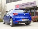 POSTERIORE INOX SDOPPIATO TERMINALI ROTONDI 90MM SPORT LINE RAGAZZON SEAT IBIZA MK5 KJ - 6F 1.0TSI 70KW/1.0TSI 70KW FR 2017+