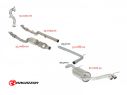 RAGAZZON GR.N STAINLESS STEEL FRONT TUBE WITHOUT SILENCER SEAT IBIZA MK4 6J SC 1.4TSI CUPRA 132KW 10/2008-2015