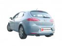 RAGAZZON STAINLESS STEEL REAR WITH OVAL TERMINAL 128X80MM SEAT LEON MK2 1P 1.6 16V 75KW - 2.0 FSI 110KW 09/2005+