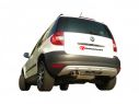 RAGAZZON STAINLESS STEEL REAR WITH ROUND 2X80MM STAGGERED TERMINALS SKODA YETI 1.4TSI 90KW 2011+