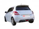 RAGAZZON DOUBLE STAINLESS STEEL REAR WITH ROUND TERMINALS 102MM SUZUKI SWIFT NZ 1.6 SPORT 100KW 2010+