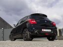 RAGAZZON DOUBLE STAINLESS STEEL REAR WITH ROUND TERMINALS 118MM CARBON SUZUKI SWIFT AZ 1.4 BOOSTERJET HYBRID 95KW 2020+