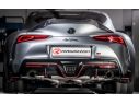 POSTERIORE INOX SDOPPIATO TERMINALI ROTONDI 102MM SPORT LINE CON VALVOLA INTEGRATA RAGAZZON TOYOTA SUPRA MK5 GR 3.0 250KW 2019+