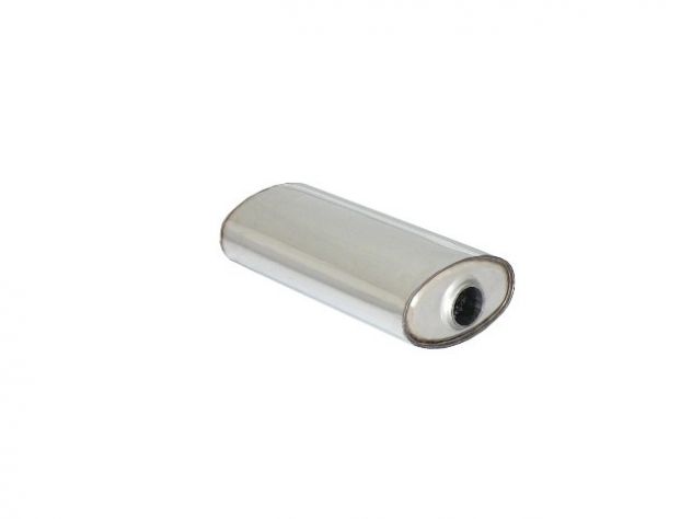 RAGAZZON UNIVERSAL STAINLESS SILENCER OVAL 190X110MM UNIVERSALE