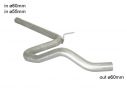 RAGAZZON CENTRAL STAINLESS STEEL TUBE VW GOLF MK7 1.6TDI 66/81KW 2013-2017