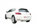 RAGAZZON STAINLESS STEEL REAR WITH OVAL TERMINAL 135X90MM SPORT LINE VW SCIROCCO 13 1.4TSI 118KW 2008-2014