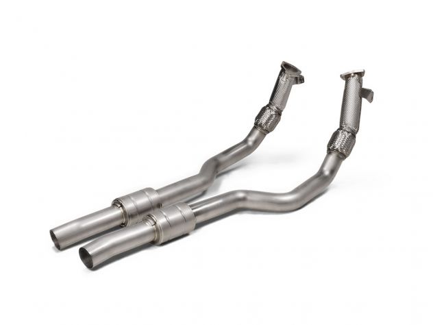 SET TUBI RACCORDO SCARICO AKRAPOVIC AUDI RS6 AVANT (C8) 2022 CON GPF