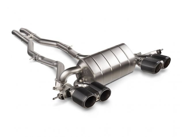 KIT IMPIANTO SCARICO EVOLUTION AKRAPOVIC + TERMINALI CARBONIO BMW M4 CABRIO (G83) 2021-2022