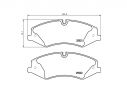 BREMBO FRONT BRAKE PADS KIT LAND ROVER RANGE ROVER SPORT II (L494) 3.0 TDV6 4x4 190KW 258 04/13+