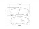 BREMBO FRONT BRAKE PADS KIT NISSAN X-TRAIL (T32_) 2.5 ALL MODE 4x4-i (NT32) 126KW 171 10/13+