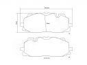 BREMBO FRONT BRAKE PADS KIT AUDI Q7 Van (4MB, 4MG) 4.0 SQ7 TDI quattro 320KW 435 01/15+