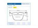 PAGID PAIR REAR BRAKE PADS BMW X5 (F15, F85) M 50 D 280 KW 07/13 -＞