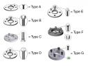 PAIR OF WHEEL SPACERS DWS HYUNDAY LANTRA TYPE J-1/J-2/RD  1990-2000