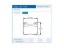 COPPIA PASTIGLIE POSTERIORI PAGID MERCEDES-BENZ E-CLASS (W124) E 200 (124.019) 100 KW 06/93-06/95