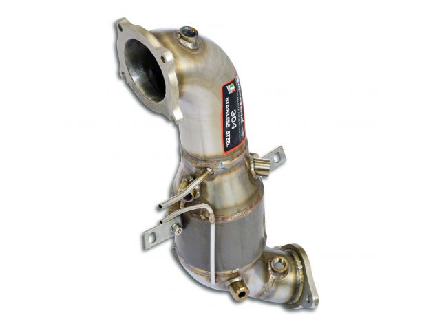 DOWNPIPE + CATALYST 200CPSI SUPERSPRINT ALFA ROMEO STELVIO 2.0I TURBO Q4 (200HP WITH GPF) 2020+