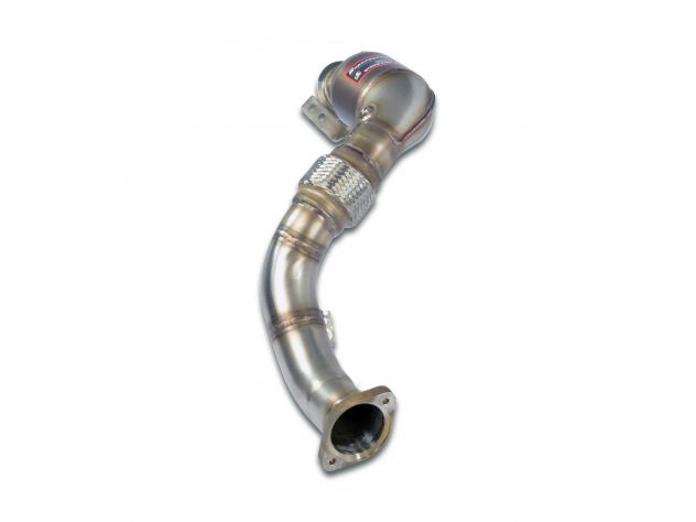 TURBO PIPE KIT + CATALYST LEFT SUPERSPRINT BMW F93 M8 GRAN COUPÈ M X-DRIVE 4.4I V8 (S63M-600HP-WITH OPF) 2022+