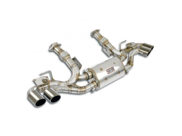 REAR EXHAUST RH/LH WITH VALVE 4 SILENCER SUPERSPRINT CORVETTE C8 STINGRAY Z51 PERFORMANCE LT2 6.2L (502HP) 2020+