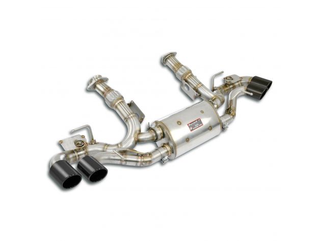 REAR EXHAUST RH/LH WITH VALVE 4 SILENCER SUPERSPRINT CORVETTE C8 STINGRAY Z51 PERFORMANCE LT2 6.2L (502HP) 2020+