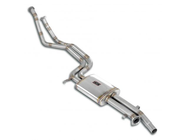 FRONT EXHAUST PIPE + CENTRALE SUPERSPRINT MERCEDES R107 SL 300 (6 CIL.) 86+89