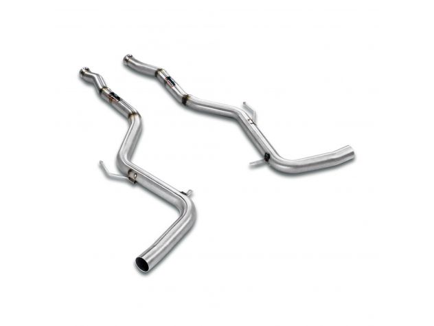 CENTRAL EXHAUST PIPE RH/LH (LONG STEP) SUPERSPRINT MERCEDES W221 S 500/S 550 4.7I V8 BI-TURBO (435HP) 11-13